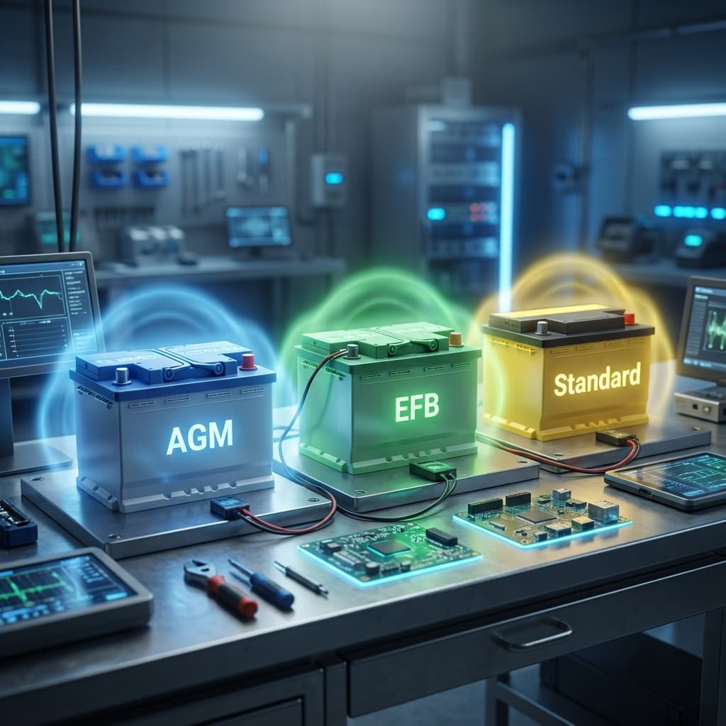 AGM vs EFB vs Standard Flooded: What's the Difference?